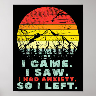 Ich hatte Angst Mental Health Awareness  Poster