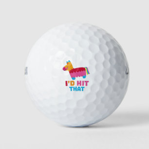 Ich hatte den Funny Pinata mexikanischen Druck für Golfball