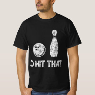 Ich hatte den Spaß Bowling getroffen, Bowler Gesch T-Shirt