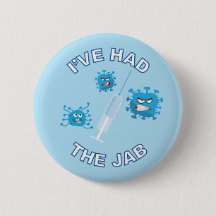 ICH HATTE DIE JAB - Covid / Impfstoff Button