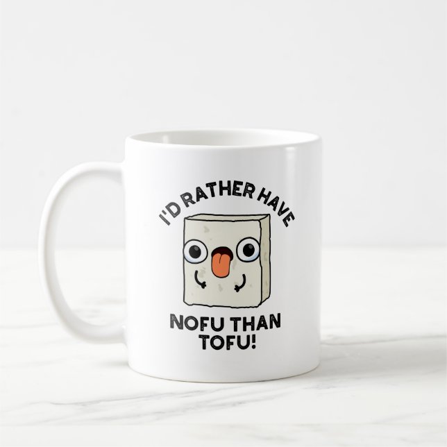 Ich hätte eher keinen Fu als einen tofu-Funny Food Kaffeetasse (Links)