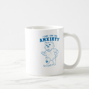 Ich hatte einen Angstaufkleber Kaffeetasse