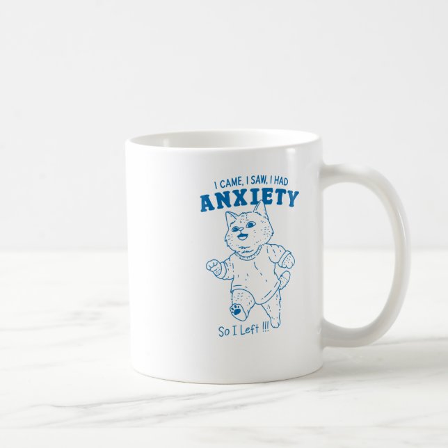 Ich hatte einen Angstaufkleber Kaffeetasse (Rechts)