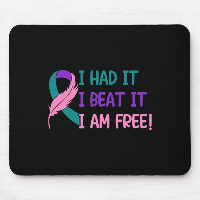 - Ich hatte es geschlagen ich bin frei Schilddrüse Mousepad (Vorne)