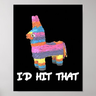 Ich hatte getroffen, dass Pinata Cinco De Mayo Fun Poster