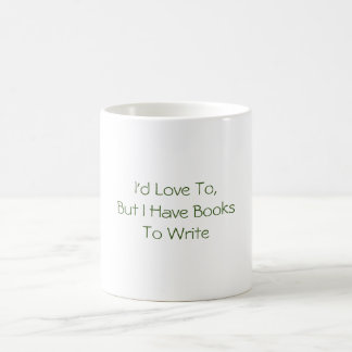 Ich hätte Liebe, aber ich habe Bücher, um Tasse zu