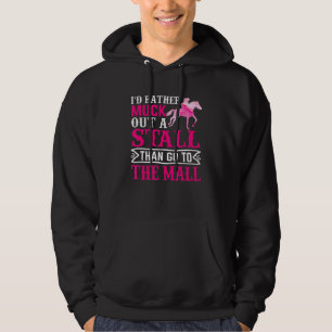 Ich hätte lieber Pferdereiten ausgesperrt Hoodie