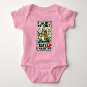 ICH HATTE MEINE GEDANKEN TESTET, ICH BIN NEGATIV BABY STRAMPLER