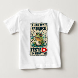 ICH HATTE MEINE GEDANKEN TESTET, ICH BIN NEGATIV BABY T-SHIRT