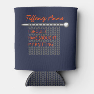 Ich hätte mir das Knittern machen sollen - grau Dosenkühler