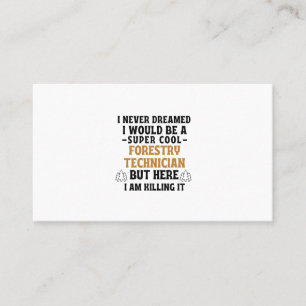 Ich hätte nie geträumt, dass ich ein super coole visitenkarte