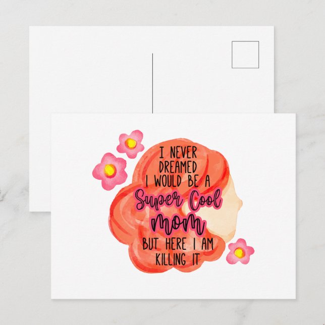 Ich hätte nie geträumt, dass ich eine sehr Coole M Postkarte (Vorne/Hinten)