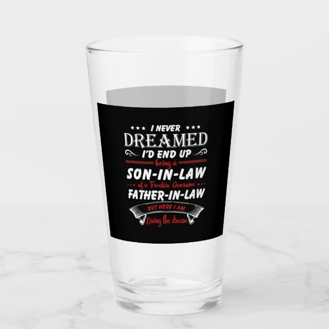 Ich hätte nie geträumt, dass ich letztendlich ein  glas (Vorderseite)