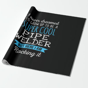 Ich hätte nie geträumt, dass ich Super-Cooler Rohr Geschenkpapier
