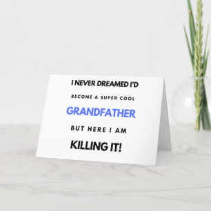 Ich hätte nie geträumt, ein SuperCool Grand Bl zu Feiertagskarte