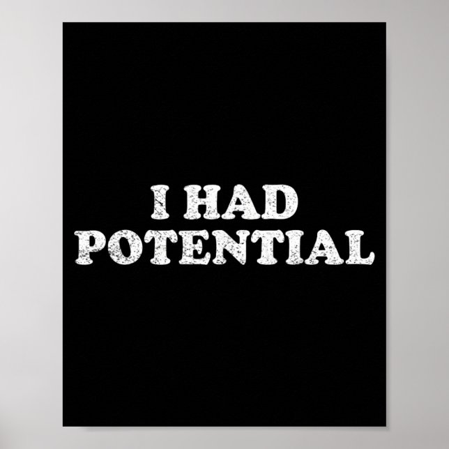 Ich hatte Potenzial Poster (Vorne)