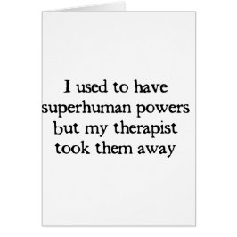 Ich hatte Supermächte