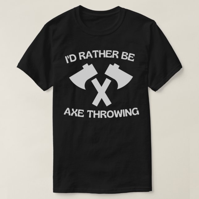 ICH HATTE VIELLEICHT AX DURCH 2 T-Shirt (Design vorne)