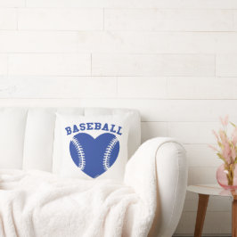 ICH HEART BASEBALL KISSEN