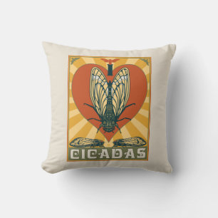 Ich heart Cicadas Kissen