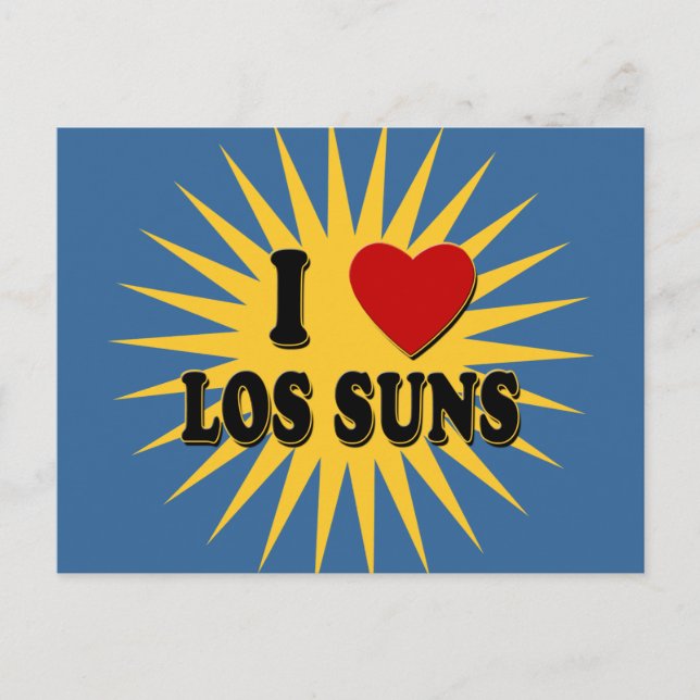 Ich heart Los Suns I Liebe Los Suns Tshirts Postkarte (Vorderseite)