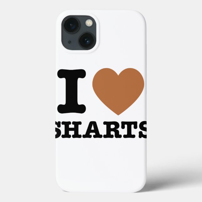 Ich heart Sharts Funny Graphic Case-Mate iPhone Hülle (Rückseite)