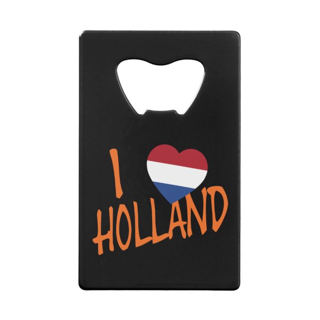 Ich heartflag Holland oder auf bk bocnt Geldbeutel Flaschenöffner (Vorderseite)