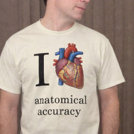 Ich hebe anatomische Genauigkeit T-Shirt