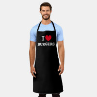 Ich hebe Burger | Funny GRILLEN Schürze für Fleisc