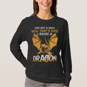 Ich hebe eine bärtige Drachenechse Reptile Kids T-Shirt