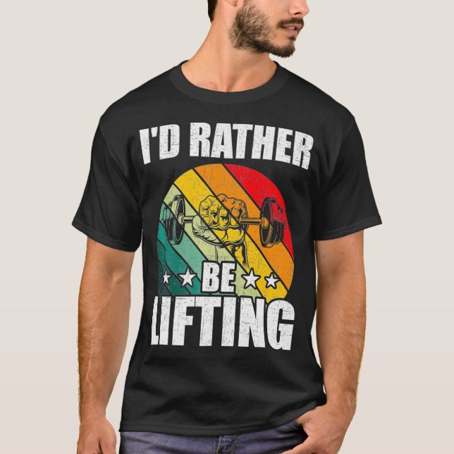 Ich hebe lieber Bodybuilding ab T-Shirt (Vorderseite)
