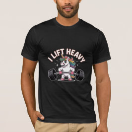 Ich hebe schwer – Magische Gewinne! T-Shirt