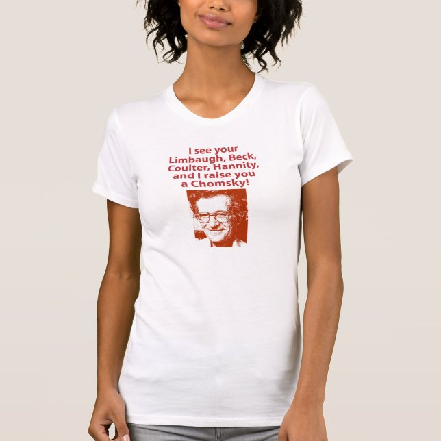 Ich hebe Sie ein Chomsky an T-Shirt (Vorderseite)