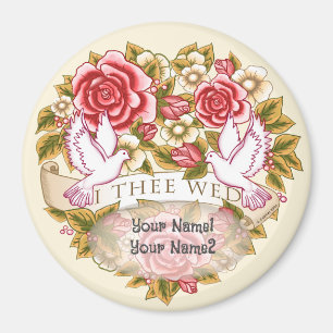 Ich heirate Dich Hochzeitsmagnet Magnet