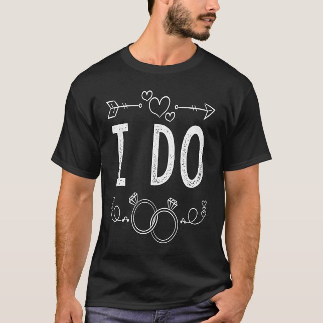Ich heirate T-Shirt (Vorderseite)