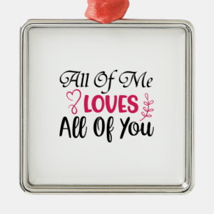 Ich heiraten alle von Ihnen Lieben Ornament Aus Metall