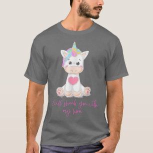Ich heiße dich mit meinem Horn funny Niedlich Unic T-Shirt
