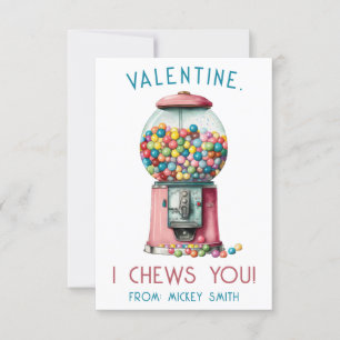 Ich heiße dich, Valentine! Gumball Machine Valenti Einladung