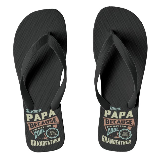 Ich heiße Papa Flip Flops (Fußbett)