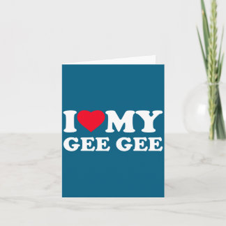 Ich Hemd Gee Gee Herz Familie Oma Karte