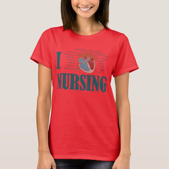 ICH HERDE NURSING T-Shirt (Vorderseite)