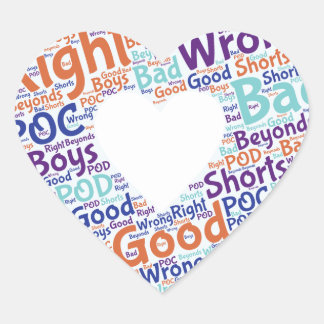 Ich 'Herz' die Clearing-Anweisungskleber Herz-Aufkleber