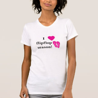 Ich *Herz* Flipflop-Saison! T-Shirt