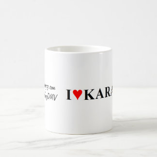 "Ich Herz-Karaoke-" Kaffee-Tasse Tasse
