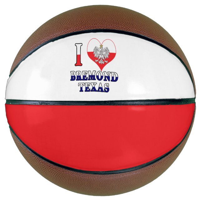 Ich Herz Liebe Bremond Texas Basketball (Vorderseite)