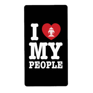 Ich Herz (Liebe) Erawan My Lao People