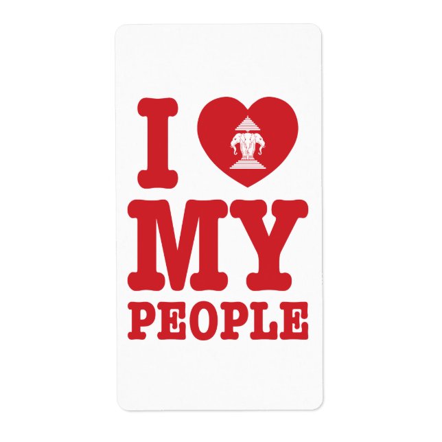 Ich Herz (Liebe) Erawan My Lao People (Vorne)