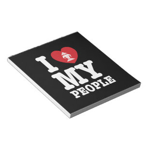 Ich Herz (Liebe) Erawan My Lao People Notizblock