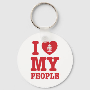 Ich Herz (Liebe) Erawan My Lao People Schlüsselanhänger