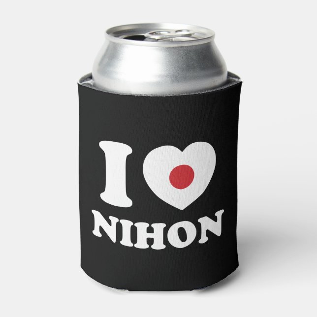 ICH HERZ [LIEBE] NIHON CAN COOLER DOSENKÜHLER (Kanne Vorderseite)